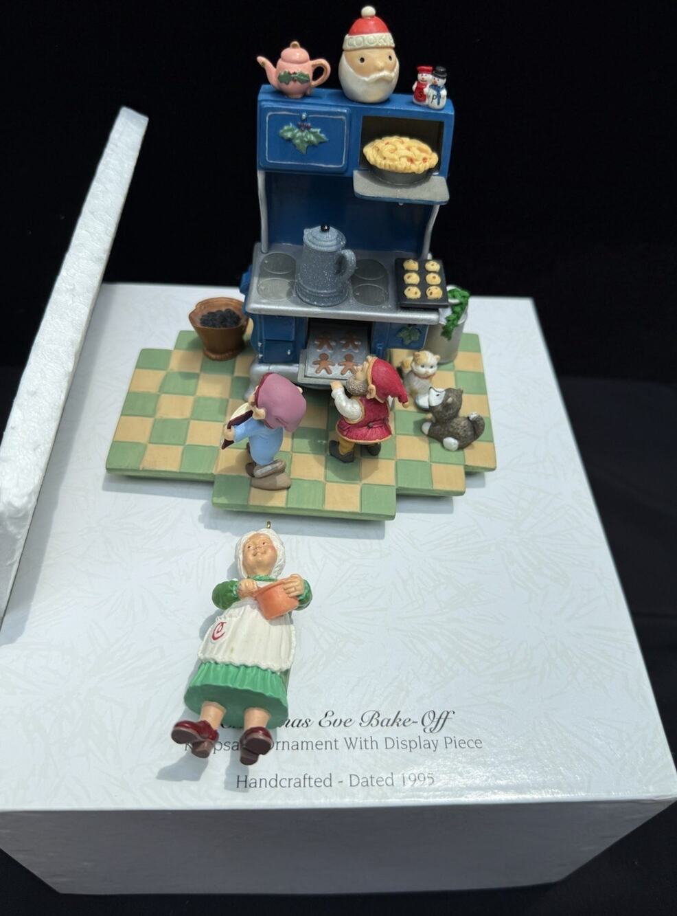 1995 Christmas Eve Bake-Off Hallmark Keepsake Signature Series - Signed! 2 Boxes